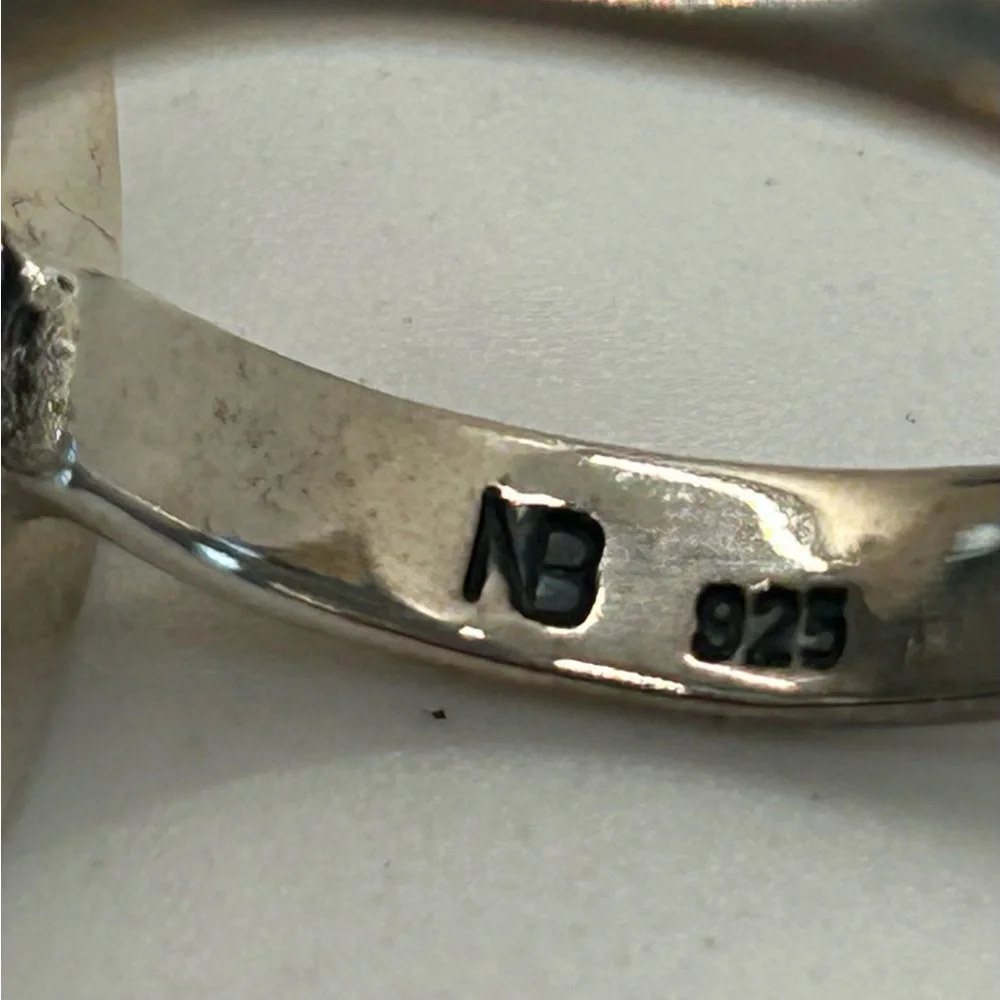 Nicky Butler Sterling Purple Druzy Ring      Sz 8 - Picture 7 of 11